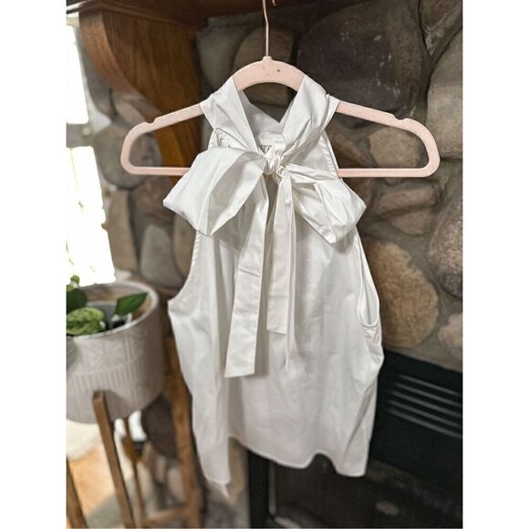 NWT MOTF white blouse - Picture 2 of 5